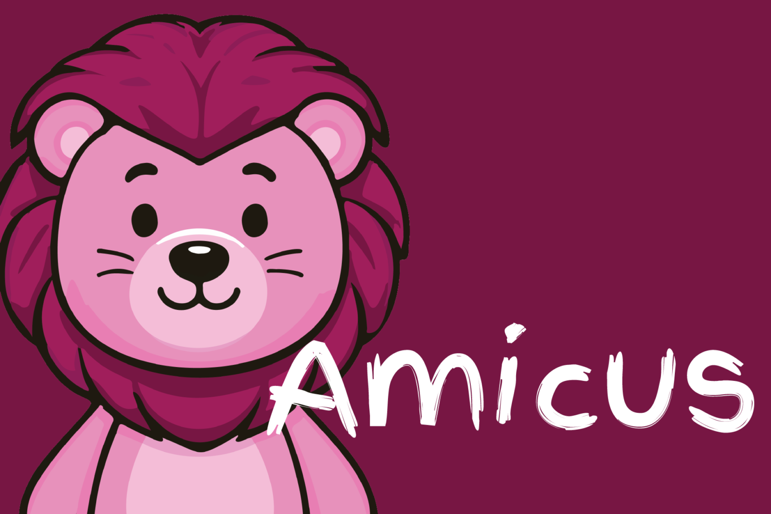 Amicus the lion, one of the children's mascots at Little Prep Nursery in Stratford-upon-Avon